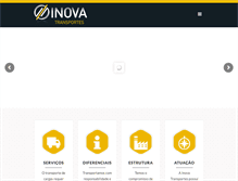 Tablet Screenshot of inovatransportes.com